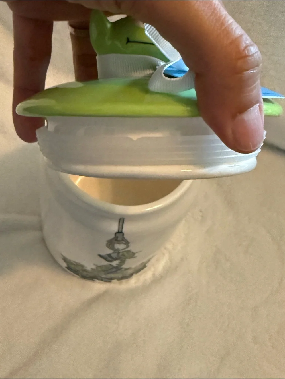 Rae Dunn x Toy Story White Ceramic Double-sided Jar I HAVE BEEN CHOSEN - NWT